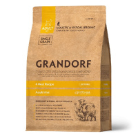 Grandorf Dog 4 Meat&Brown Rice Mini Сухой корм для взрослых собак мелких пород, 4 вида мяса