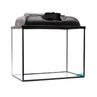 Аквариум + крышка GL 30л прямоуголный черный (400*230*320мм)