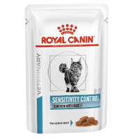 Royal Canin 85г пауч Sensitivity Control Влажный корм для кошек с пищевой аллергией Цыпленок и рис