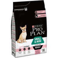 Pro Plan Small&Mini Adult Sensitive Skin Сухой корм для взрослых собак мелких и миниатюрных пород, Лосось