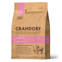 Grandorf Dog 3кг Lamb&Turkey Puppy All Breed Сухой корм для щенков всех пород Ягненок и индейка