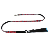 United Pets Поводок для собак Complete me красная зебра, 1,6*140см