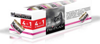 Pro Plan 4+1*85г конс. Delicate + Adult Влажный корм для взрослых кошек Индейка + Курица