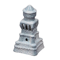 Chill Choll Маяк керамика фарфор для аквариума, 10*10*21см