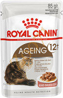 Royal Canin 85г пауч Ageing +12 Влажный корм для пожилых кошек старше 12 лет (соусе)