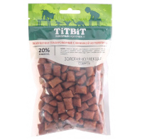 TitBit Dog Подушечки глазированные с начинкой из телятины лакомство для собак Золотая коллекция, 100г