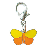 Triol Подвеска Оранжевая бабочка, эмаль, 2,5*4см