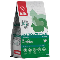 Blitz Cat Vetline Gastrointestinal Сухой корм диета для кошек при нарушении работы желудочно-кишечного тракта