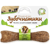 Деревенские лакомства Зубочистики для собак средних пород со вкусом говядины, 95 г 