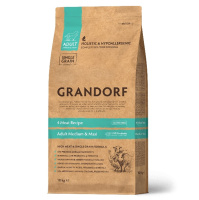 Grandorf Dog 10кг 4 Meat&Brown Rice Medium&Maxi Сухой корм для взр.собак крупных и средних пород