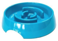 Миска SuperDesign меламиновая для медленного поедания 900мл синяя