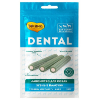 Мнямс Лакомство для собак Dental Зубные палочки с хлорофиллом, 100г