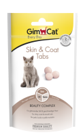 GimCat 40г Skin&Coat Tabs Витамины для взрослых кошек для кожи и шерсти