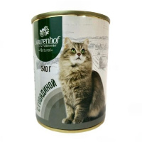 Baurenhof Natural 340г конс. Влажный корм для взрослых кошек Говядина