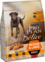 Pro Plan Duo Delice сухой корм для взрослых собак, с курицей
