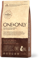 One&Only Dog Rabbit&Rice All Breeds Сухой корм для взрослых собак всех пород, Кролик и рис