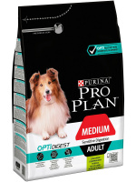 Pro Plan Medium Adult Sensitive Digestion Сухой корм для взрослых собак средних пород с чувствительным пищеварением, Ягненок
