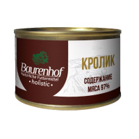 Baurenhof Holistic Влажный корм для взрослых кошек, Кролик
