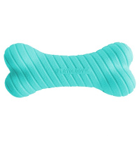 Playology Двухслойная жевательная косточка Dual Layer Bone с ароматом арахиса, средняя, голубой, 11,5см