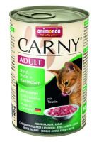 Animonda 400г конс. Carny Adult Влажный корм для взрослых кошек Говядина, индейка и кролик