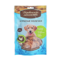 Деревенские лакомства Куриные колечки лакомство для щенков