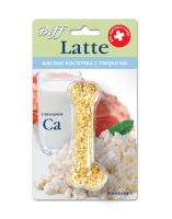 TitBit Dog Косточка Latte с творогом лакомство для собак, 30г