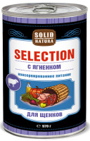 Solid Natura Selection влажный корм для щенков всех пород, Ягненок 