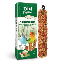 Лакомство Triol Standard для мелких и средних попугаев с кунжутом 80г (уп. 3шт)