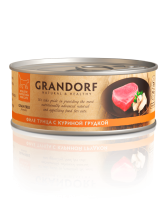 GD Консервы для кошек Филе тунца с куриной грудкой 70г