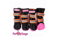 Обувь для собак Black/orange  size 2