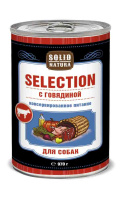 Solid Natura Selection влажный корм для взрослых собак всех пород, Говядина 