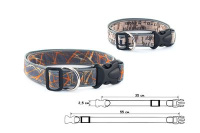 Дарэлл Ошейник Тex-Reflex синтетический со светоотражающим кантом, 3*48-65см