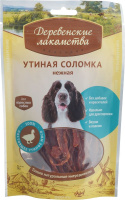 Деревенские лакомства 90г Утиная соломка нежная лакомство для собак (арт.79711229)