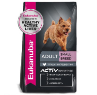 Eukanuba Adult Small Breed 1+ years Сухой корм для взрослых собак мелких пород от года и старше