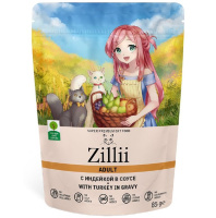 Zillii Adult Cat Turkey Влажный корм для взрослых кошек, Индейка в соусе