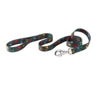 Ferplast Поводок Club G15/120 зеленый с рисунком, 1,5*120см