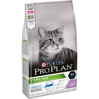 Pro Plan 1.5кг Sterilised 7+ Сухой корм для стерилизованных кошек старше 7 лет Индейка
