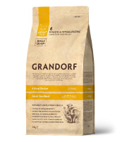Grandorf Cat 4 Meat Sterilized Сухой корм для взрослых стерелизованных кошек 4 вида мяса  