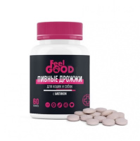 Feel Good Пивные дрожжи с биотином и чесноком для кошек и собак, 60 таблеток
