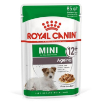 Royal Canin Mini Ageing +12 Влажный корм для пожилых собак мелких пород старше 12 лет, в соусе