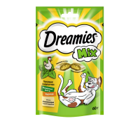 Dreamies 60г Mix Лакомство для кошек Кошачья мята и курица