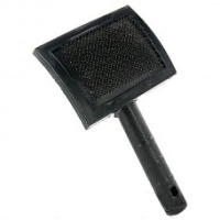 Triol Пуходерка пластмассовая большая черная 505, 20*11,5*8,5 см