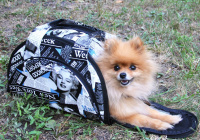 Сумка-переноска «Мерилин Монро» плоская полукруглая PBS 1, 35*17*23,5 см