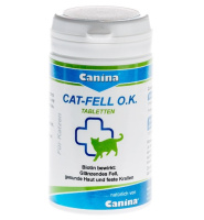 Canina Cat Fell OK (таблетки) Добавка с биотином для кошек 50гр