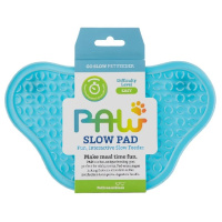 PetDreamHouse Коврик лизательный Лапа, синий, 23*14*1,6см