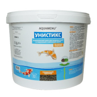Аква меню Унистикс корм для прудовых рыб со спирулиной (цена за 1кг)