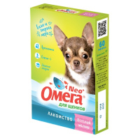 Омега Neo Мультивитаминное лакомство для щенков "Веселый малыш" с пробиотиком 60 таб.