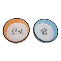 Dogman Миска керамическая Довольный кот, 290мл (в ассортименте)