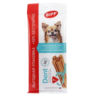 TitBit Жевательный снек Biff Dent со вкусом говядины для мелких собак, 6шт (выгодная упаковка)
