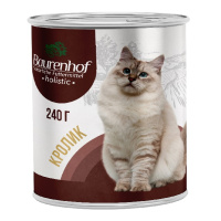 Baurenhof Holistic 240г конс. Влажный корм для взрослых кошек, Кролик